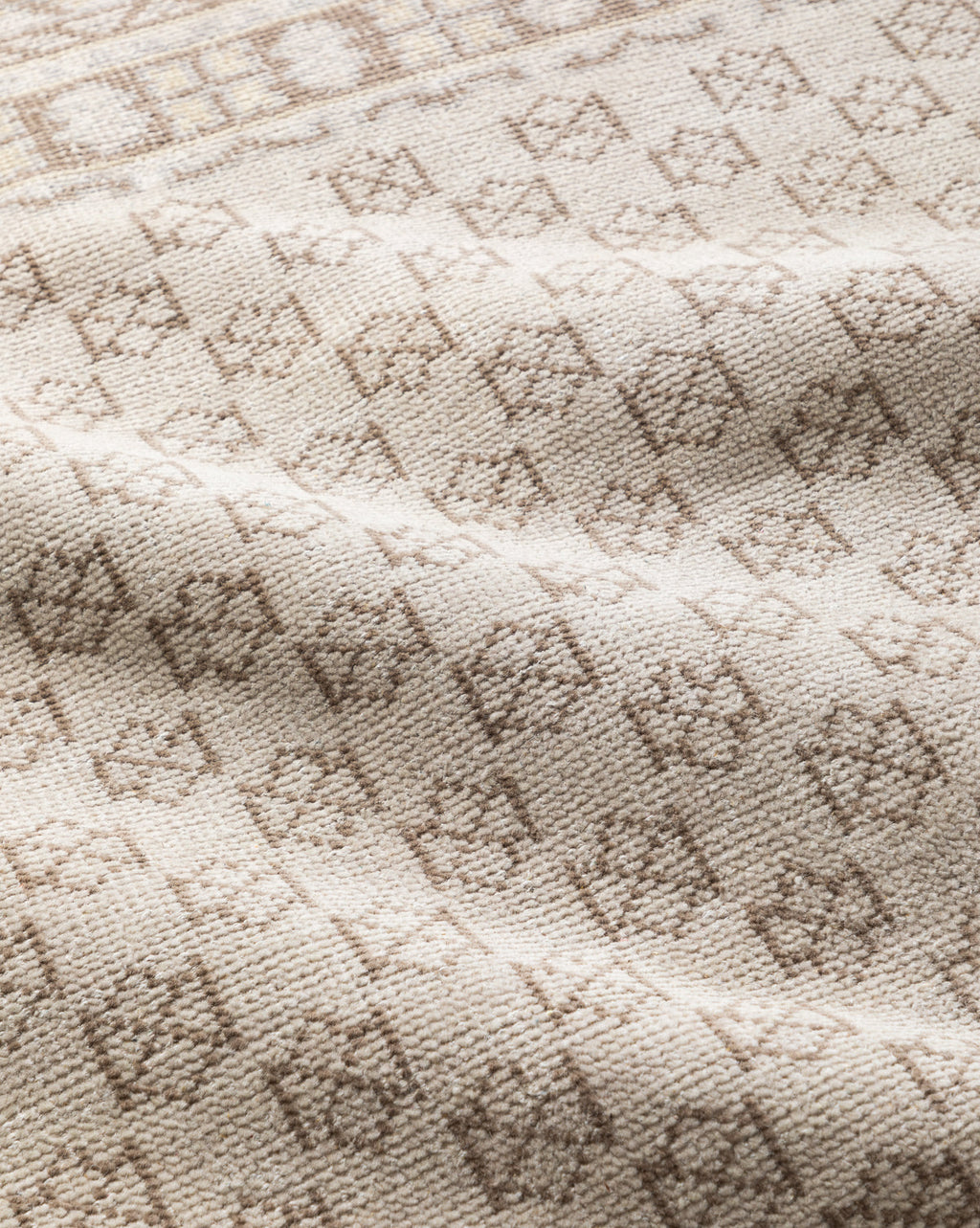 Anya Neutral Hand-Knotted Wool Rug