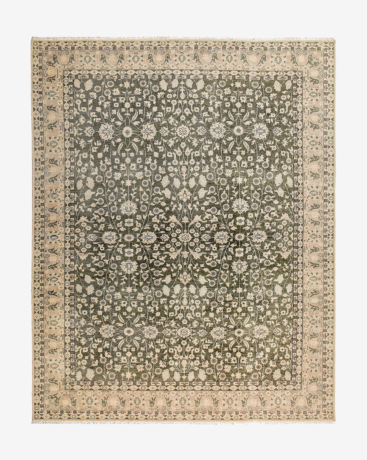 Fernwood Hand-Knotted Wool Rug