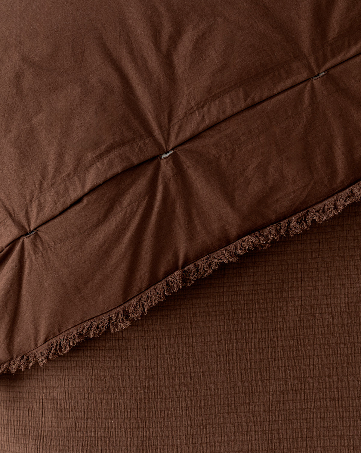 Hendricks Chocolate Cotton Duvet Cover