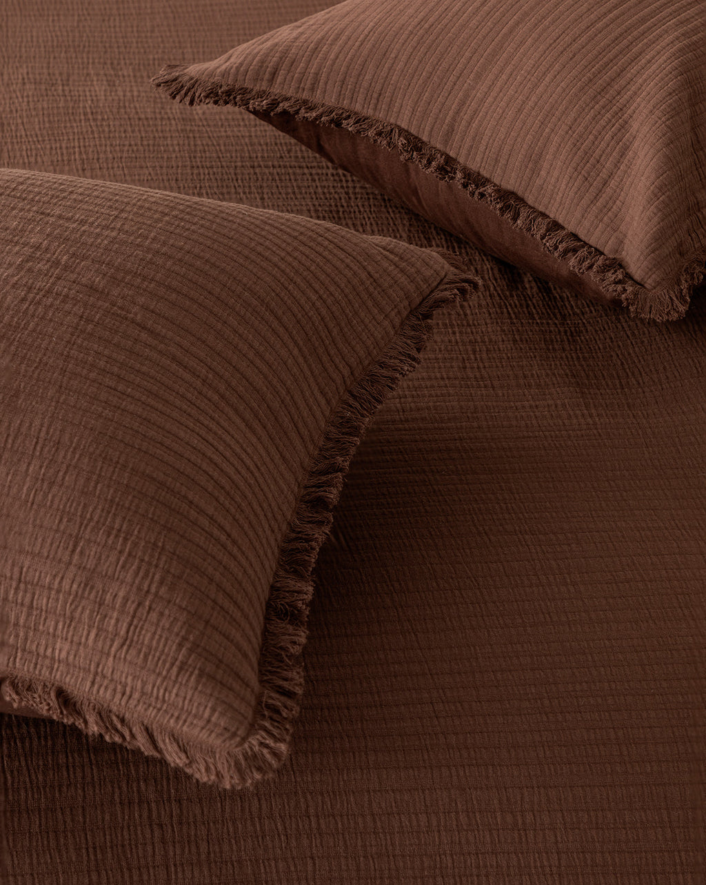 Hendricks Chocolate Cotton Shams (Set of 2)