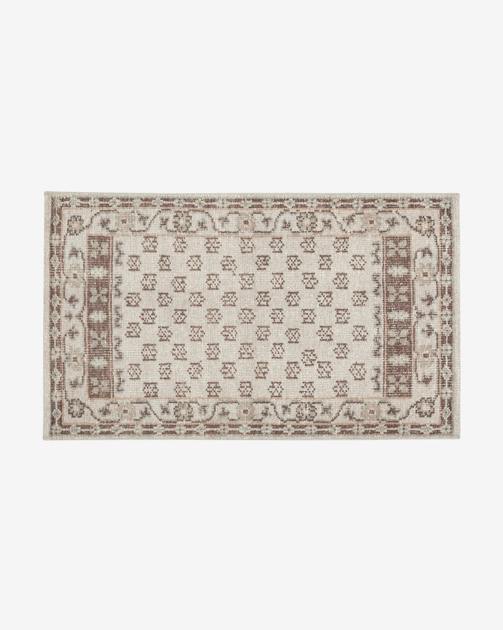 Anya Neutral Hand-Knotted Wool Rug