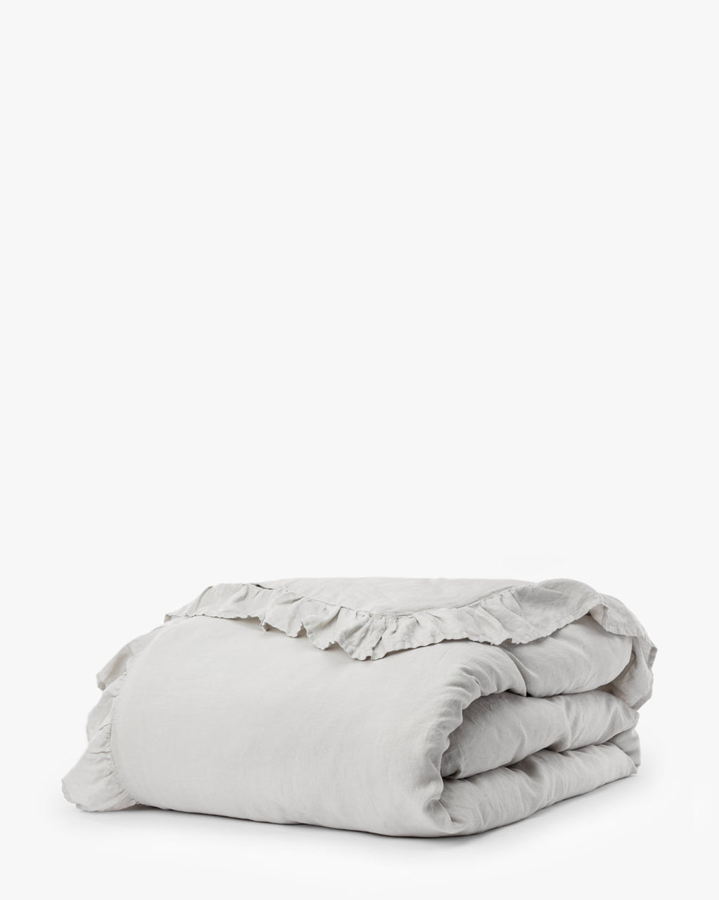 Ruffle Linen Duvet Cover