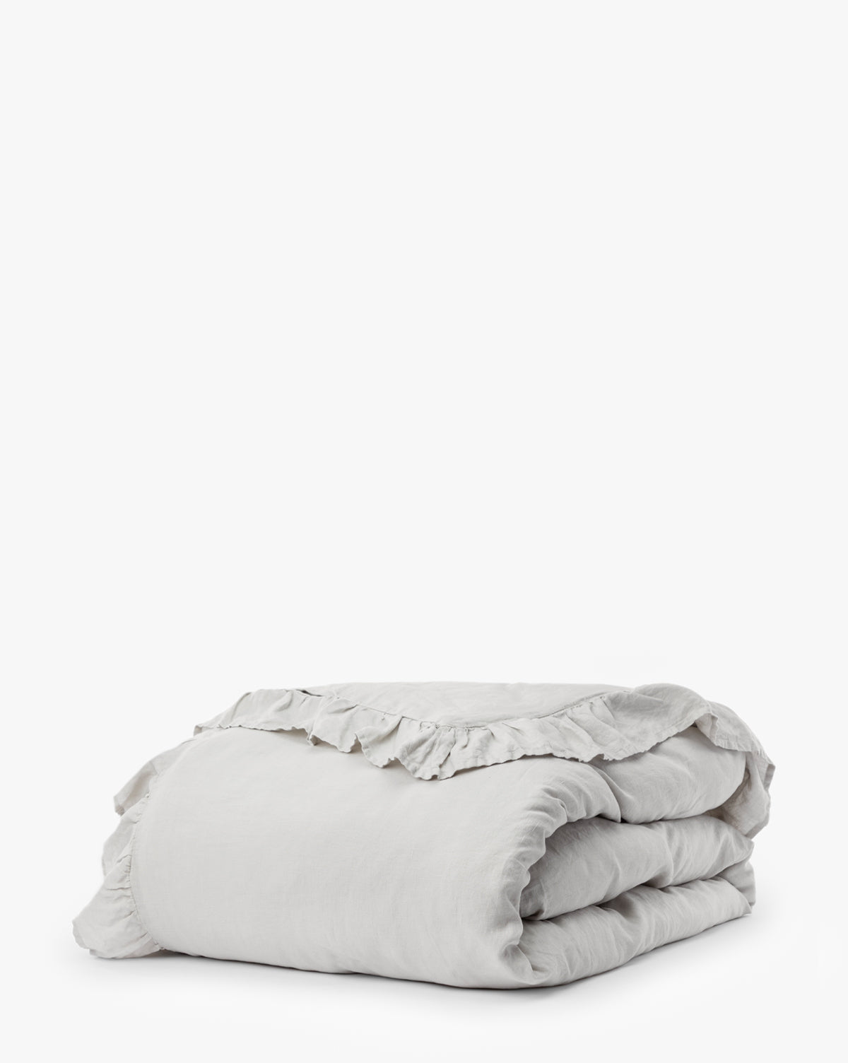 Ruffle Linen Duvet Cover
