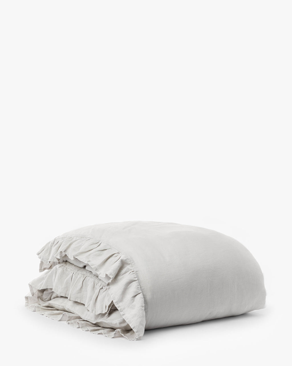 Ruffle Linen Duvet Cover