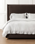 Ruffle Linen Duvet Cover
