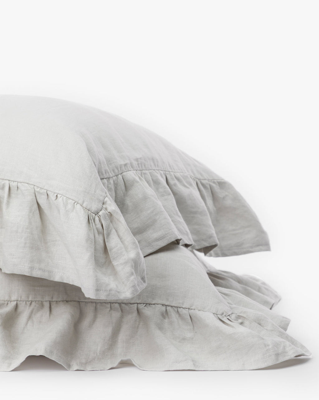 Ruffle Linen Shams (Set of 2)