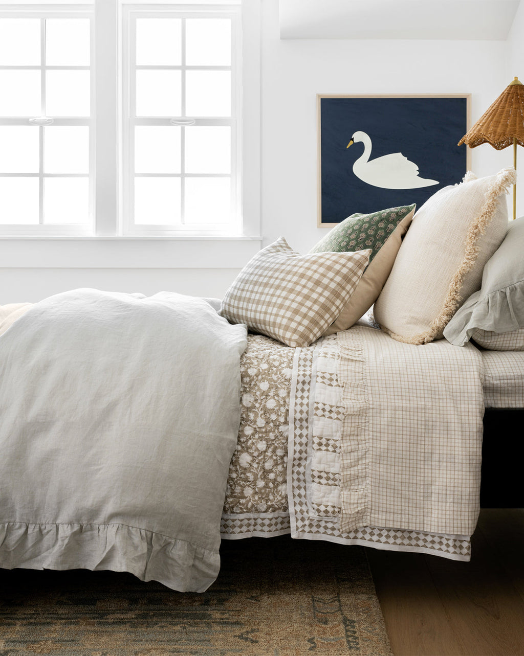 Nell Ruffled Twin Kids Sheet Set
