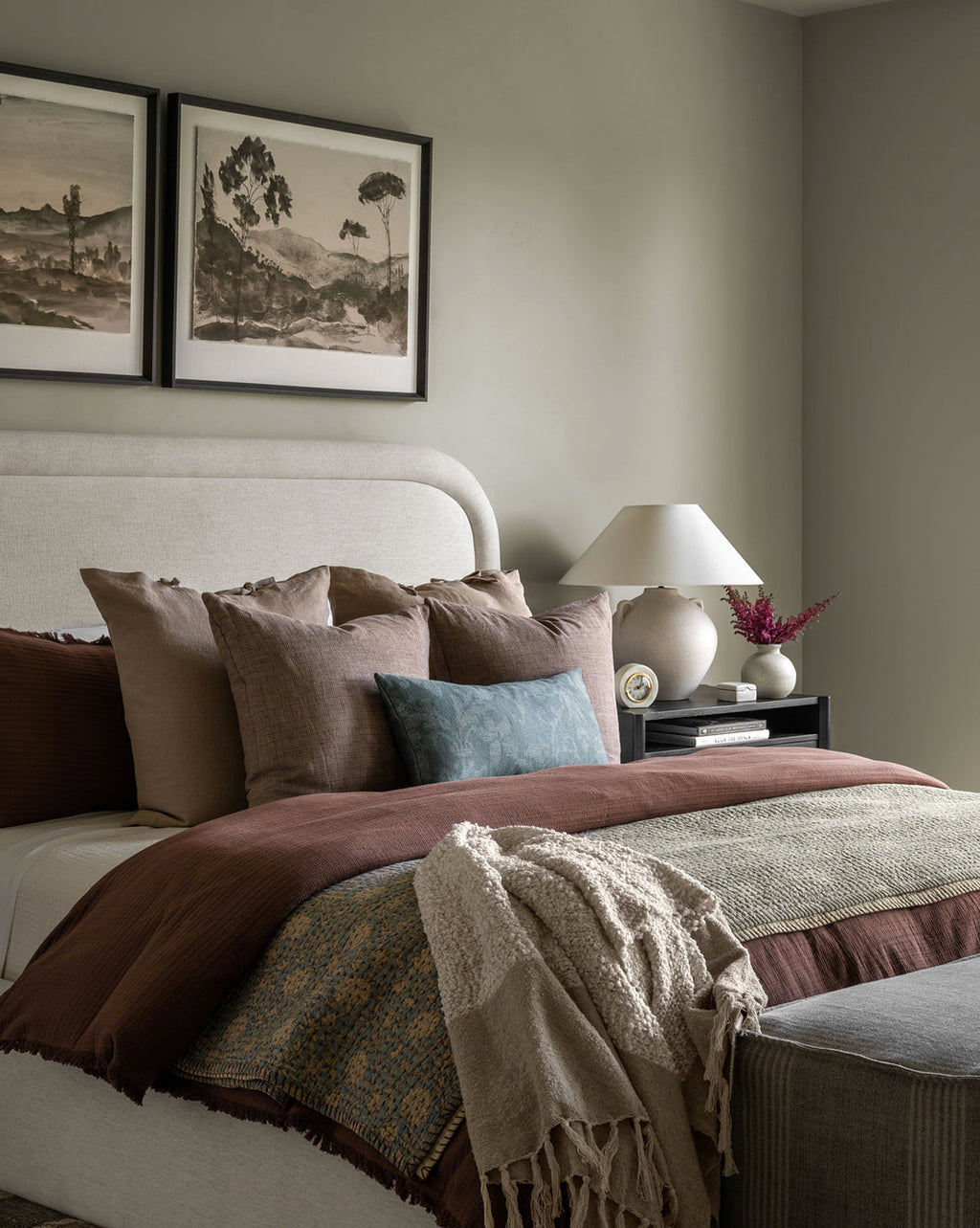 Hendricks Chocolate Cotton Duvet Cover