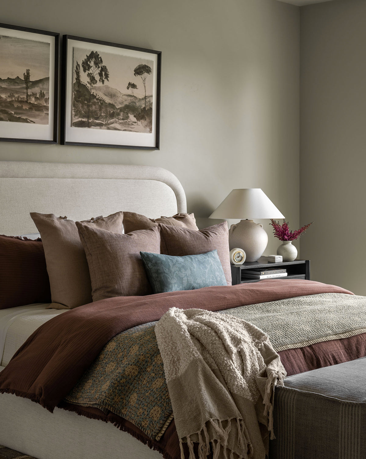 Hendricks Chocolate Cotton Duvet Cover